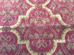 Contemporary 9 x 12 Red Rug #50714