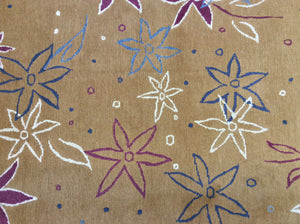Contemporary 4 x 6 Gold Discount Rug #50877