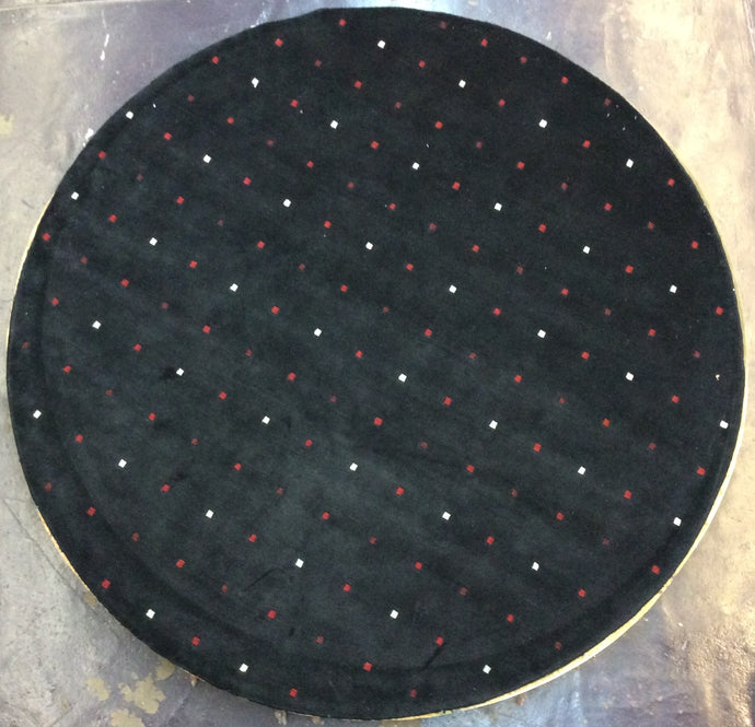 Contemporary 8 x 8 Black Discount Rug #36763