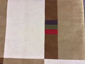 Contemporary 8 x 11 Beige Discount Rug #28511