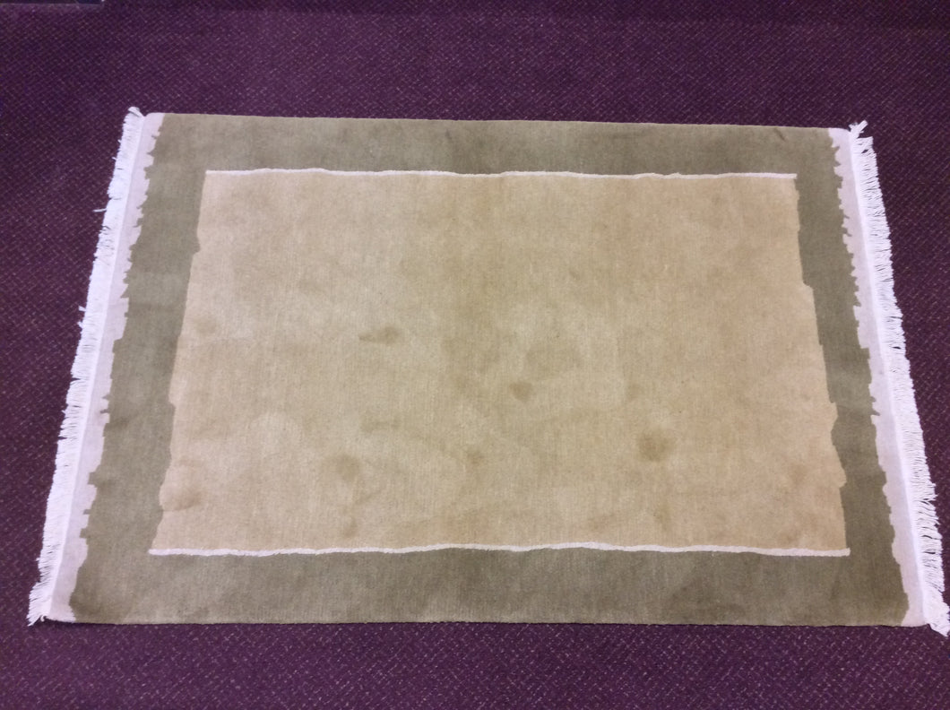 Contemporary 4 x 6 Beige Discount Rug #51007