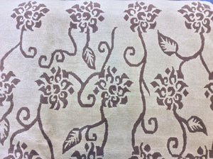 Contemporary 6 x 9 Ivory, Black Discount Rug #7329