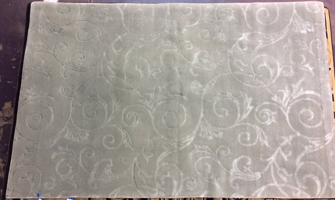 Contemporary 6 x 9 Grey Discount Rug #70541