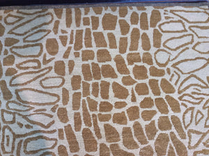 Contemporary 6 x 9 Gold Discount Rug #36171