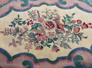 11x18 Pink Traditional Rug #7950 from India | Roys Rugs