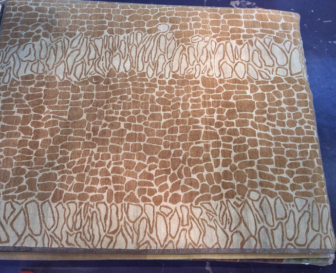 Contemporary 8 x 10 Brown Discount Rug #36172