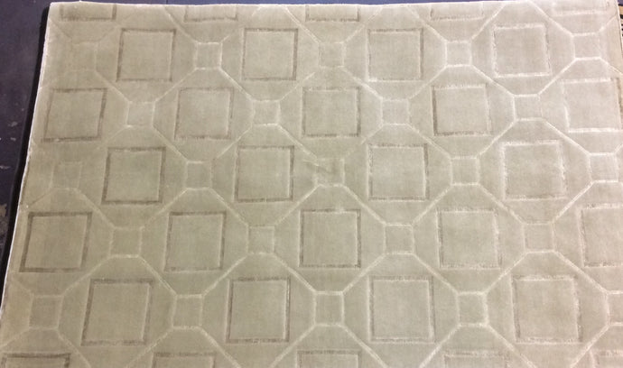 Contemporary 6 x 9 Beige Discount Rug #70682