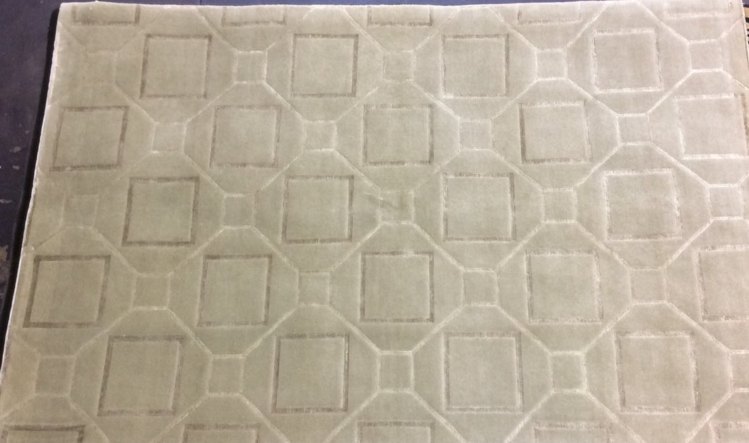 Contemporary 6 x 9 Beige Discount Rug #70682