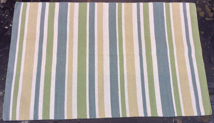 3 x 5 India Kilim Multi-Color Carpet