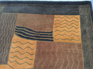 Contemporary 6 x 9 Multi-Color Discount Rug #53541