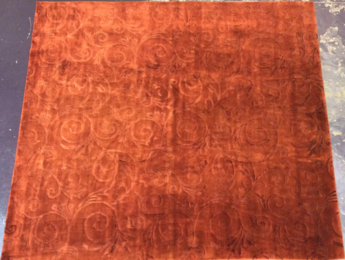 9x10 Red Contemporary Rug #70487 from India | Roys Rugs