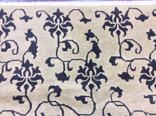 Load image into Gallery viewer, Contemporary 6 x 9 Black Green Discount Rug #50790