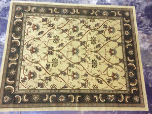 Contemporary 8 x 10 Brown Gold Discount Rug #53570