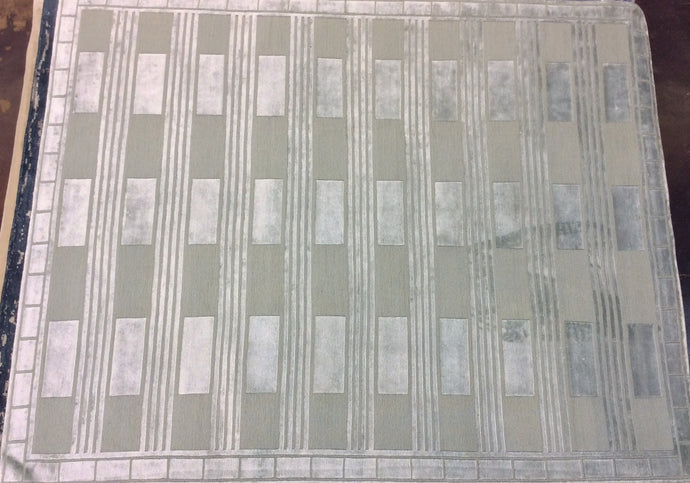 Contemporary 8 x 10 Silver Discount Rug #70988