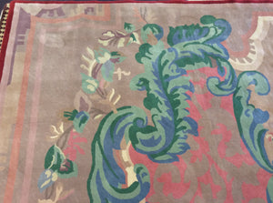 11x18 Pink Traditional Rug #7950 from India | Roys Rugs