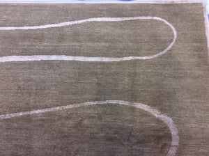 Contemporary 9 x 12 Green Discount Rug #30358