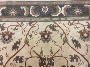 Contemporary 8 x 10 Brown Gold Discount Rug #53570