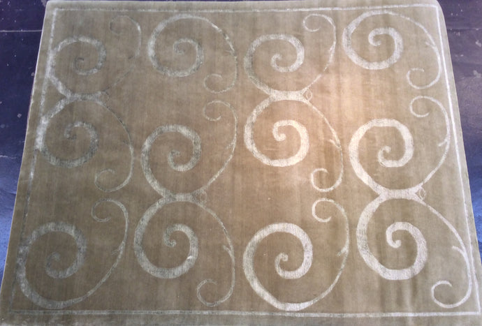 Contemporary 8 x 10 Beige Discount Rug #70568