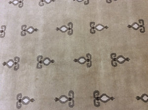 Contemporary 6 x 9 Beige Discount Rug #50644