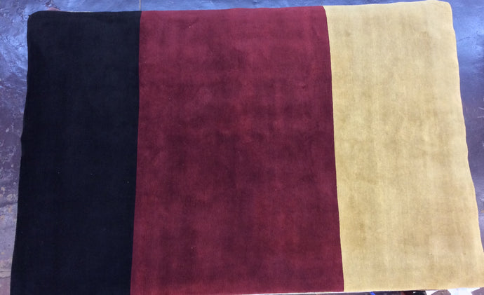 Contemporary 6 x 9 Multi-Color Rug #24525