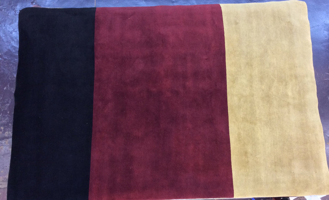 Contemporary 6 x 9 Multi-Color Rug #24525