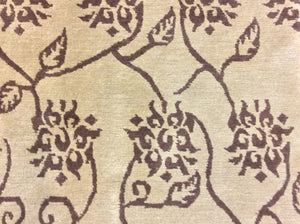 Contemporary 3 x 9 Brown Discount Rug #8176