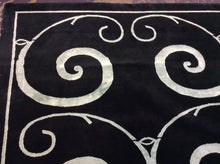 Load image into Gallery viewer, Contemporary 9 x 12 Black Discount Rug #70600