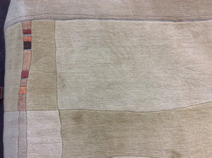 Contemporary 5 x 8 Gold Rug #14636