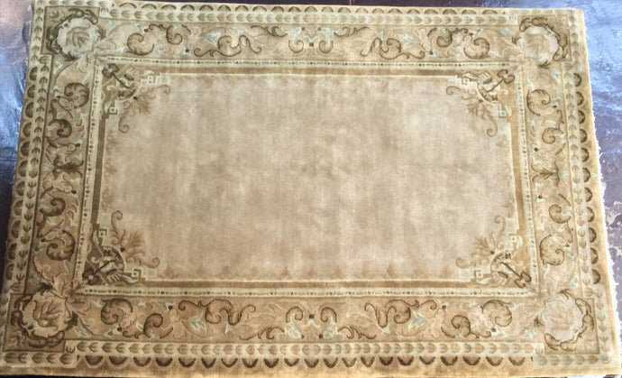 6x9 Gold Traditional Rug #7432 – Elegant Style | Roys Rugs